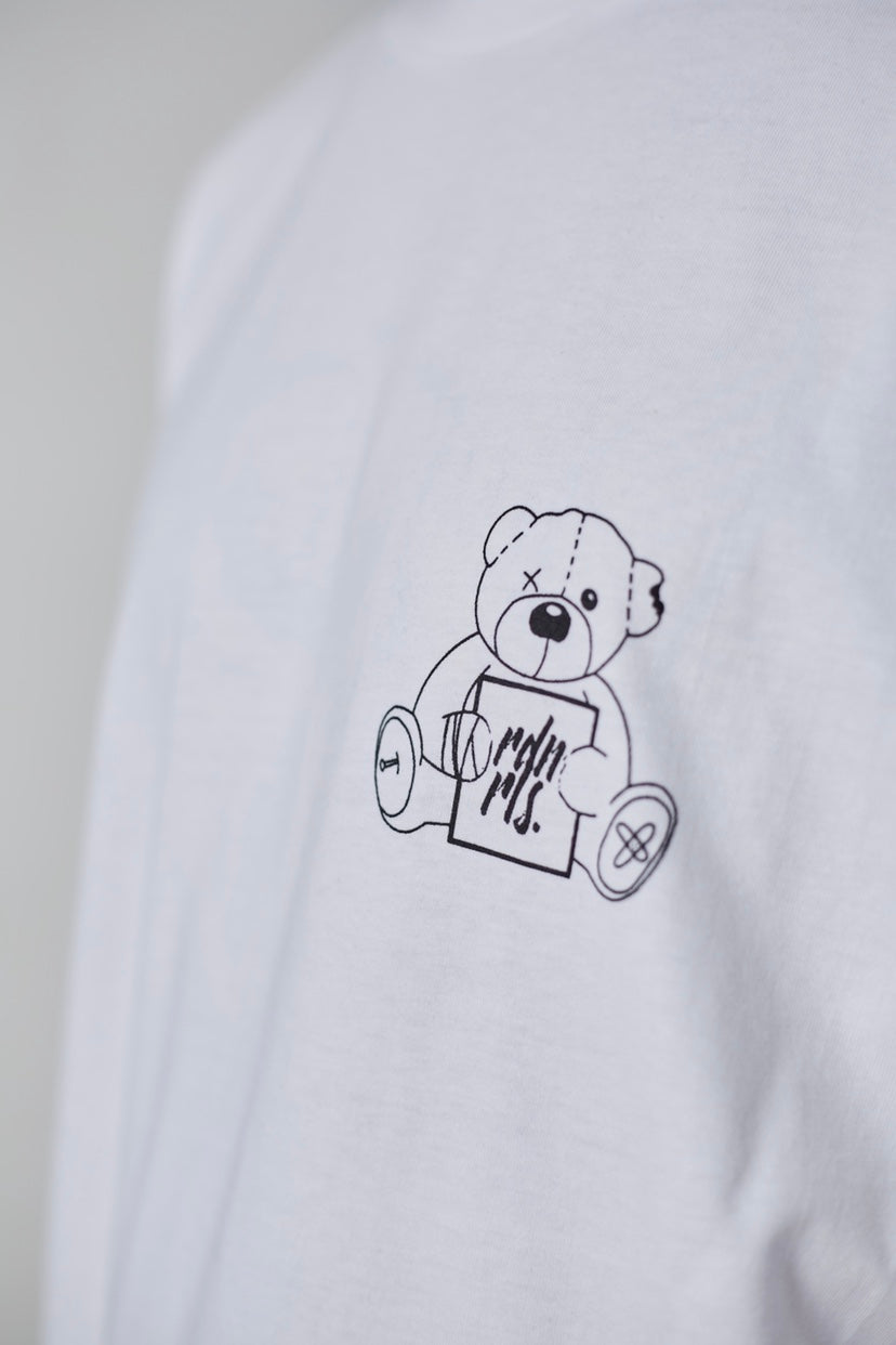 Longsleeve "TEDDY" white