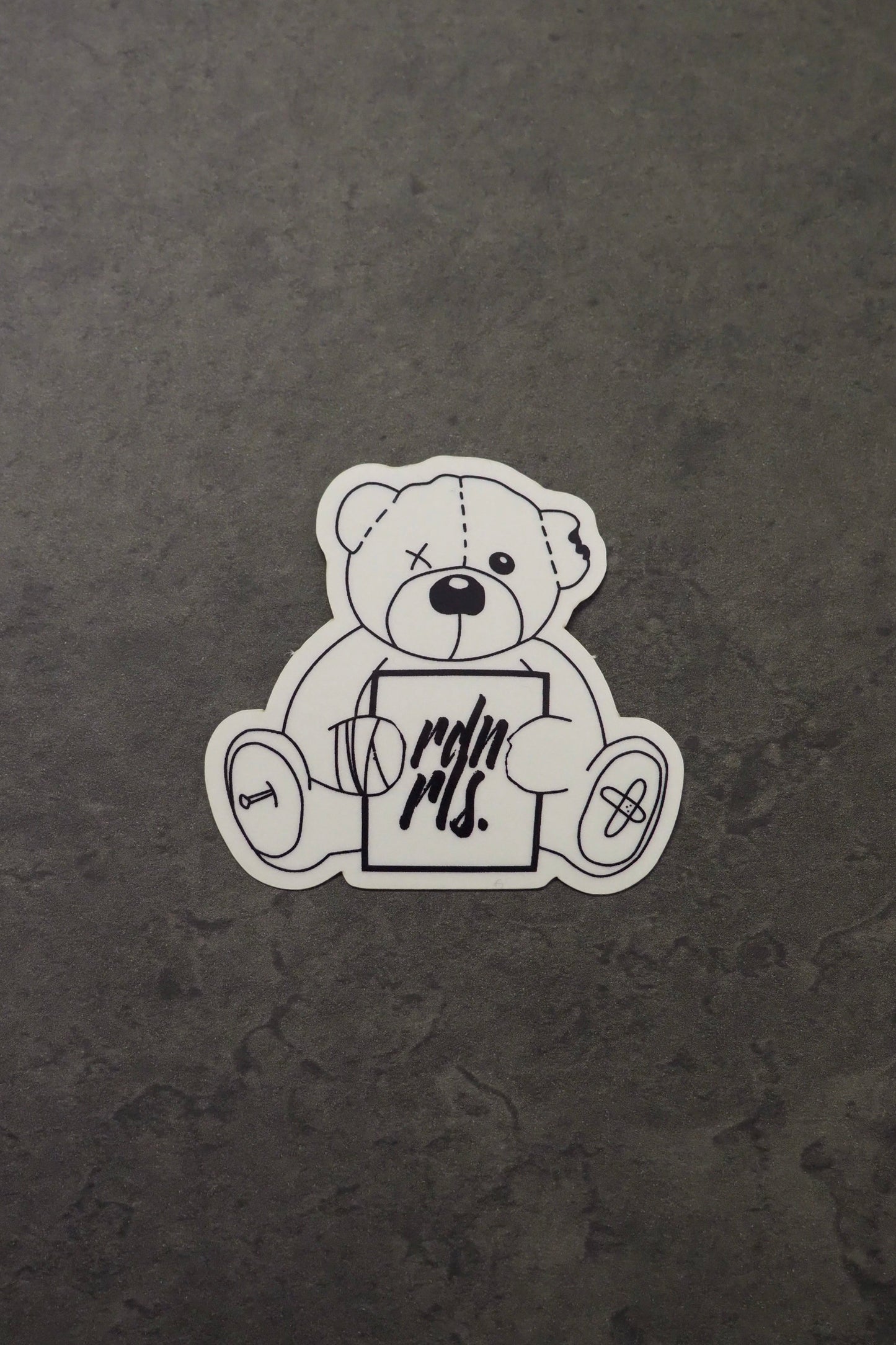 Sticker "TEDDY" black