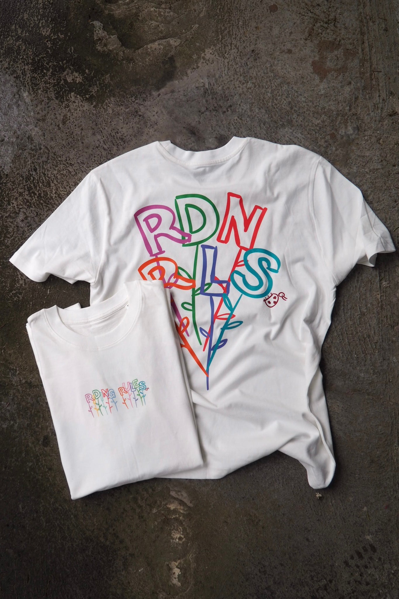 Shirt "FLOWERS" offwhite