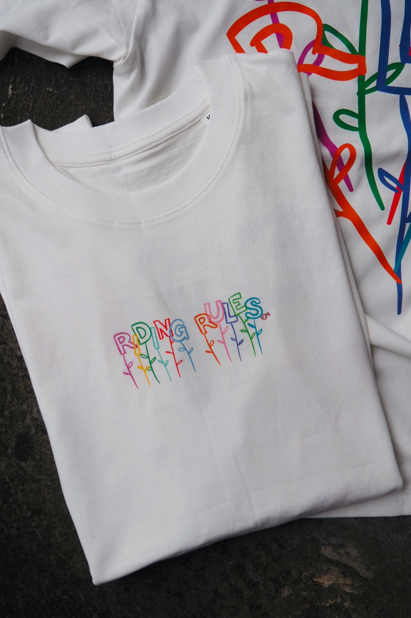 Shirt "FLOWERS" offwhite