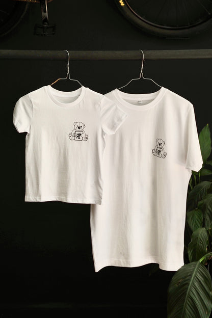 Shirt "TEDDY" white