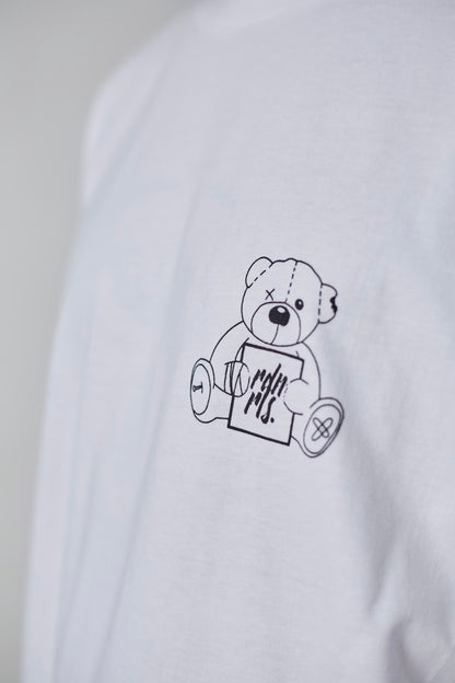 Longsleeve "TEDDY" white