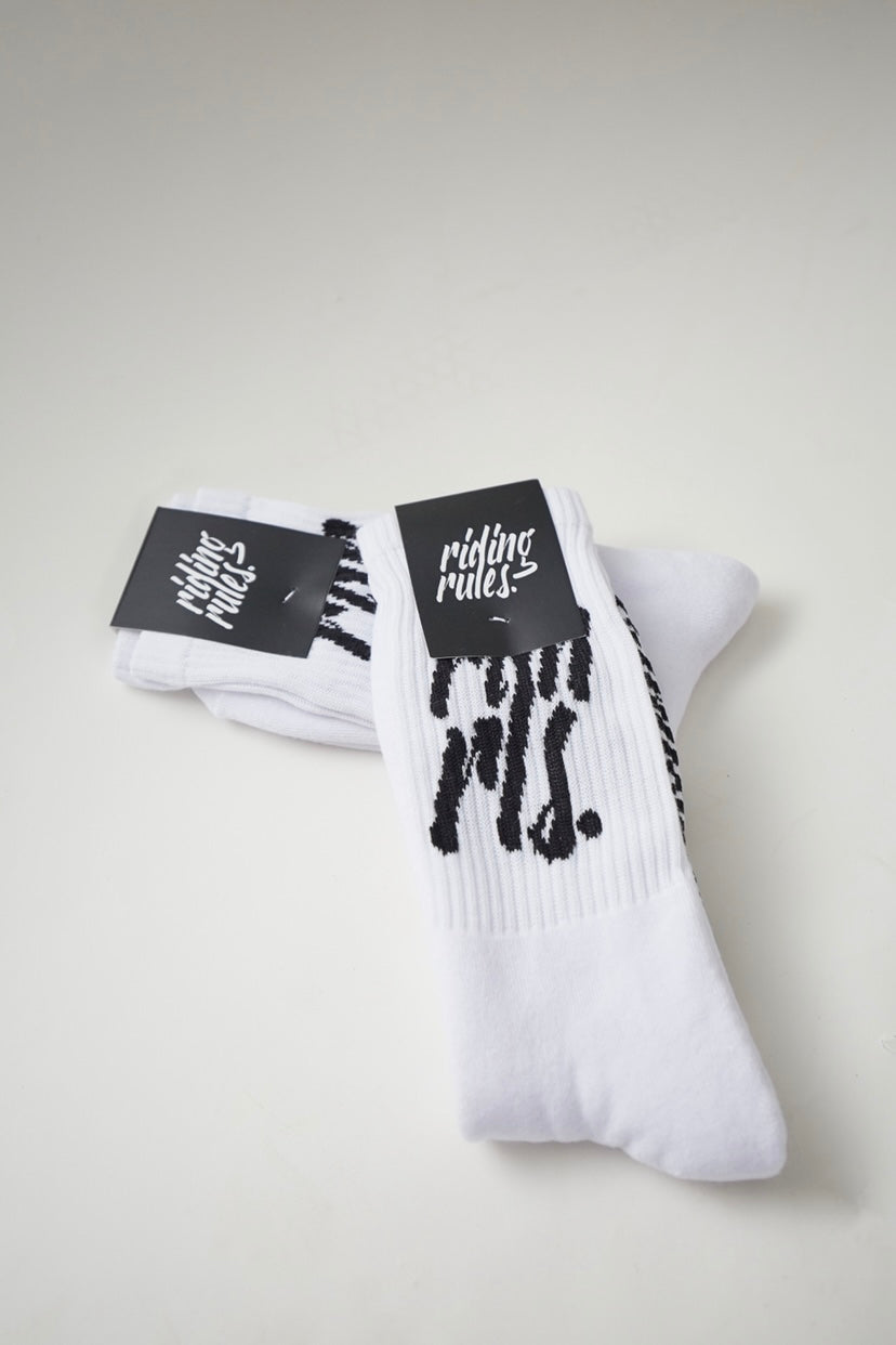 Socks “Logo“ white