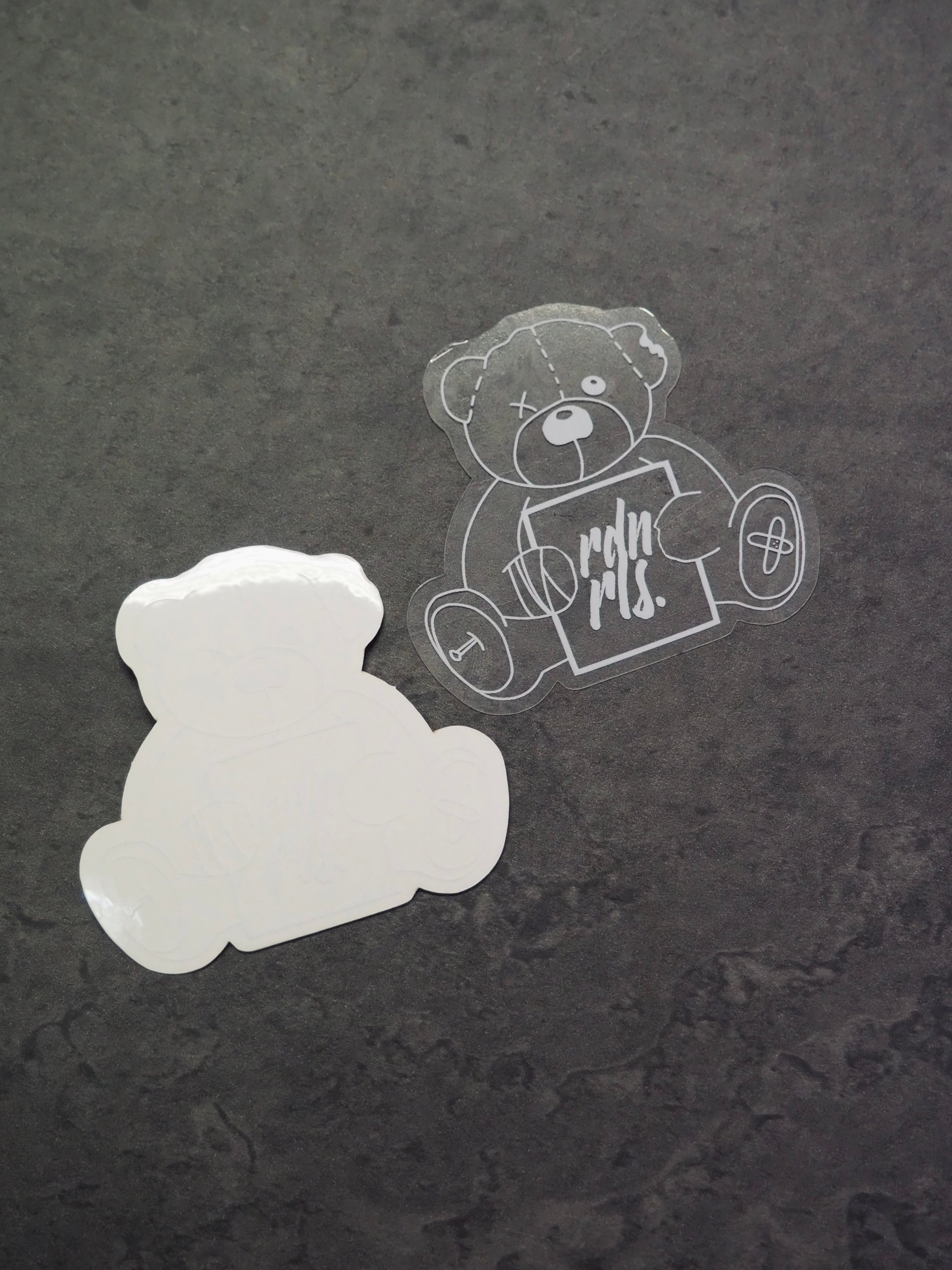 Sticker "Teddy" wht